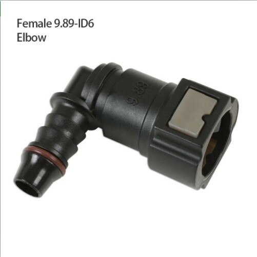 Quick Release Nylon Fuel Line Rubber Hose Coupler 7.89/9.89/11.8 Car Fuel Line Hose Coupler Connect Connector Car Accessories: 9.89-ID6 Bend