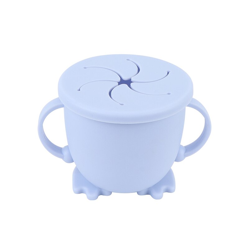 Contenitore per bevande portatile per alimenti in Silicone per bambini: blue