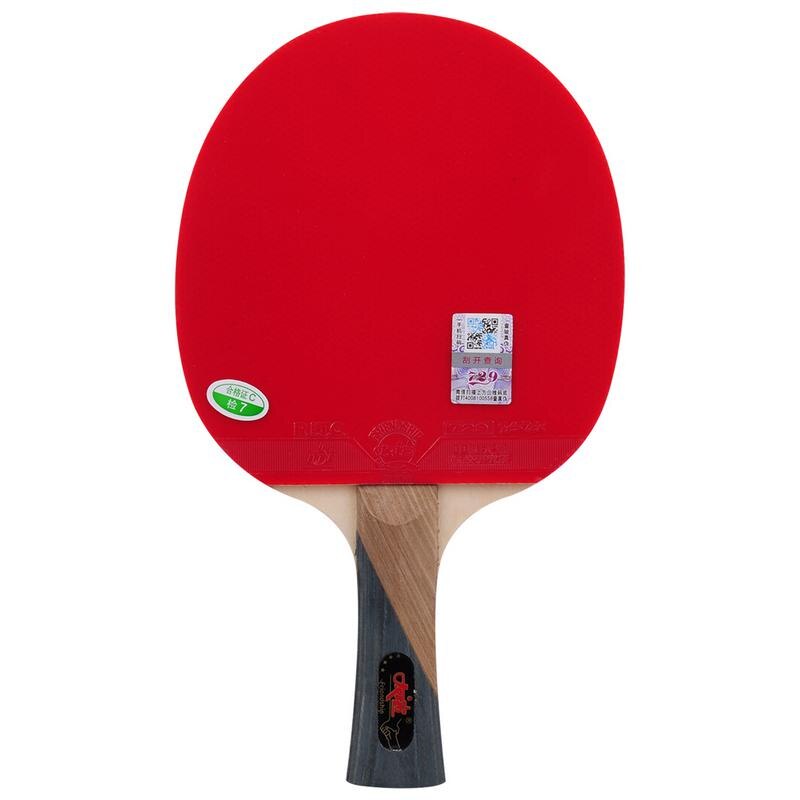 729 Friendship 3 Star 4 Star Pips-in Table Tennis Racket For Ping Pong Shakehand Long Handle: 4 star long handle