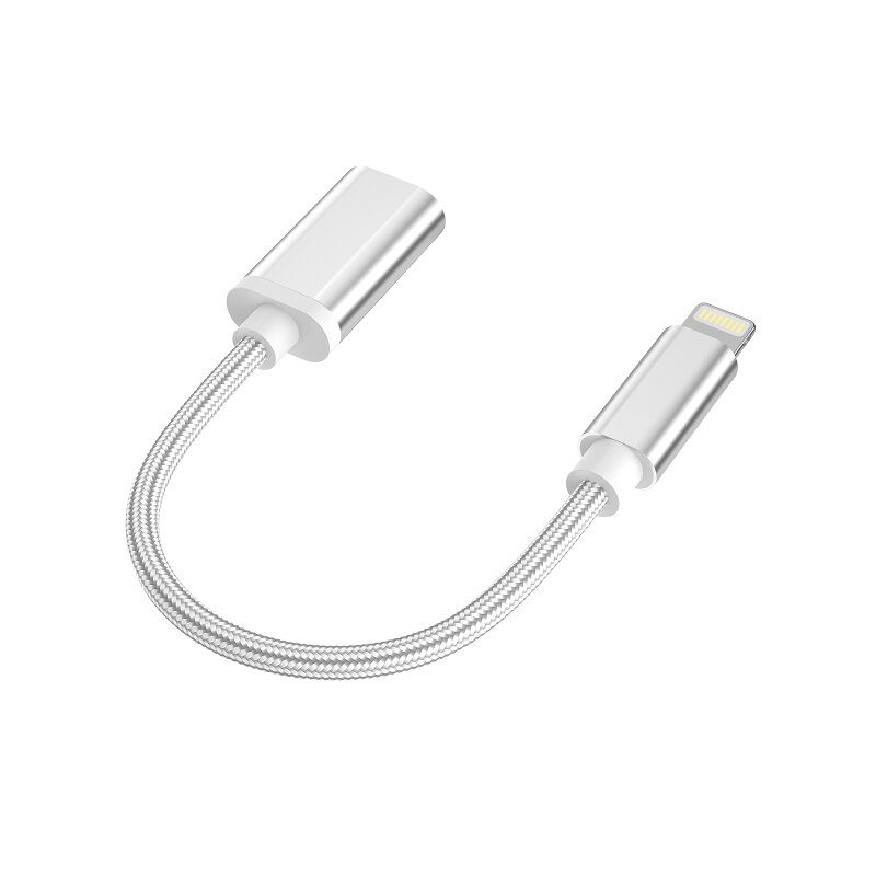 Lightning Male Naar Type-C Vrouwelijke Otg Adapter Voor Iphone 11 Pro Max,Xs Max,Xr, ipad Air, Ipod Ondersteuning USB-C Digitale Hoofdtelefoon Dac