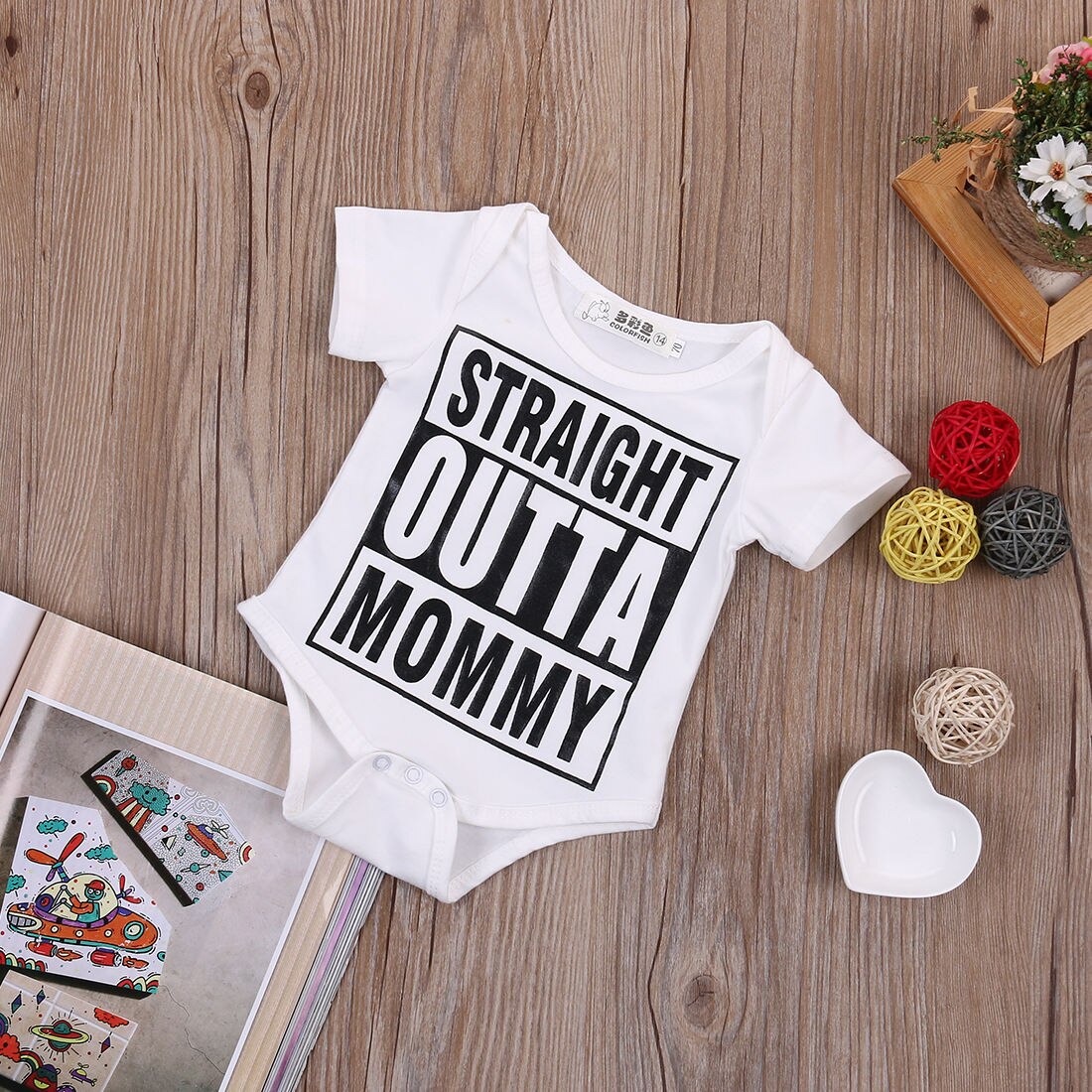 Citgeett Sommer Baby Mädchen Jungen Kleidung Strampler Baumwolle Neugeborenen knapp Gedruckt Weiß Kurze Gesamt Gesamt Strampler Outfits