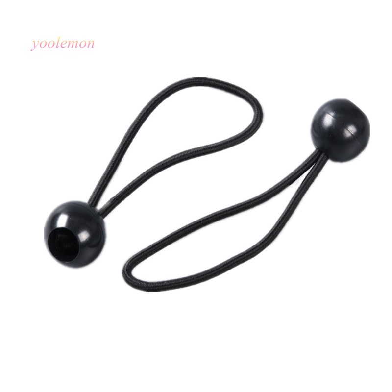 5 stuks* zwarte bal bungee elastisch schokkoord bungees zeildoeken tentband elastisch touw bal