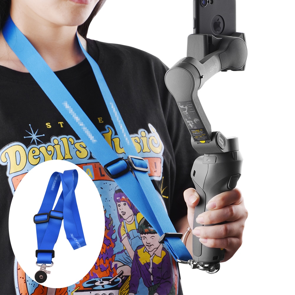 Einstellbare Schlüsselband Nacken Schlinge Gurt für DJI OM 4 OSMO Handy, Mobiltelefon 2 Zhiyun Glatte 4 Mijia Feiyu Handheld Gimbal Stabilisator Montage-Bausätze