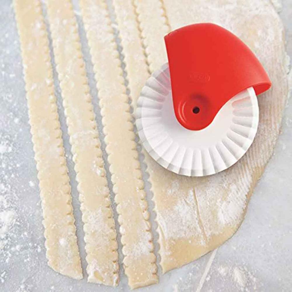 Dough Cutting Tools Pastry Wheel Baking Rolling Cutter DIY Pizza Lattice Apple Pie Decor Biscuits Noodle Maker Kitchen Helper 40