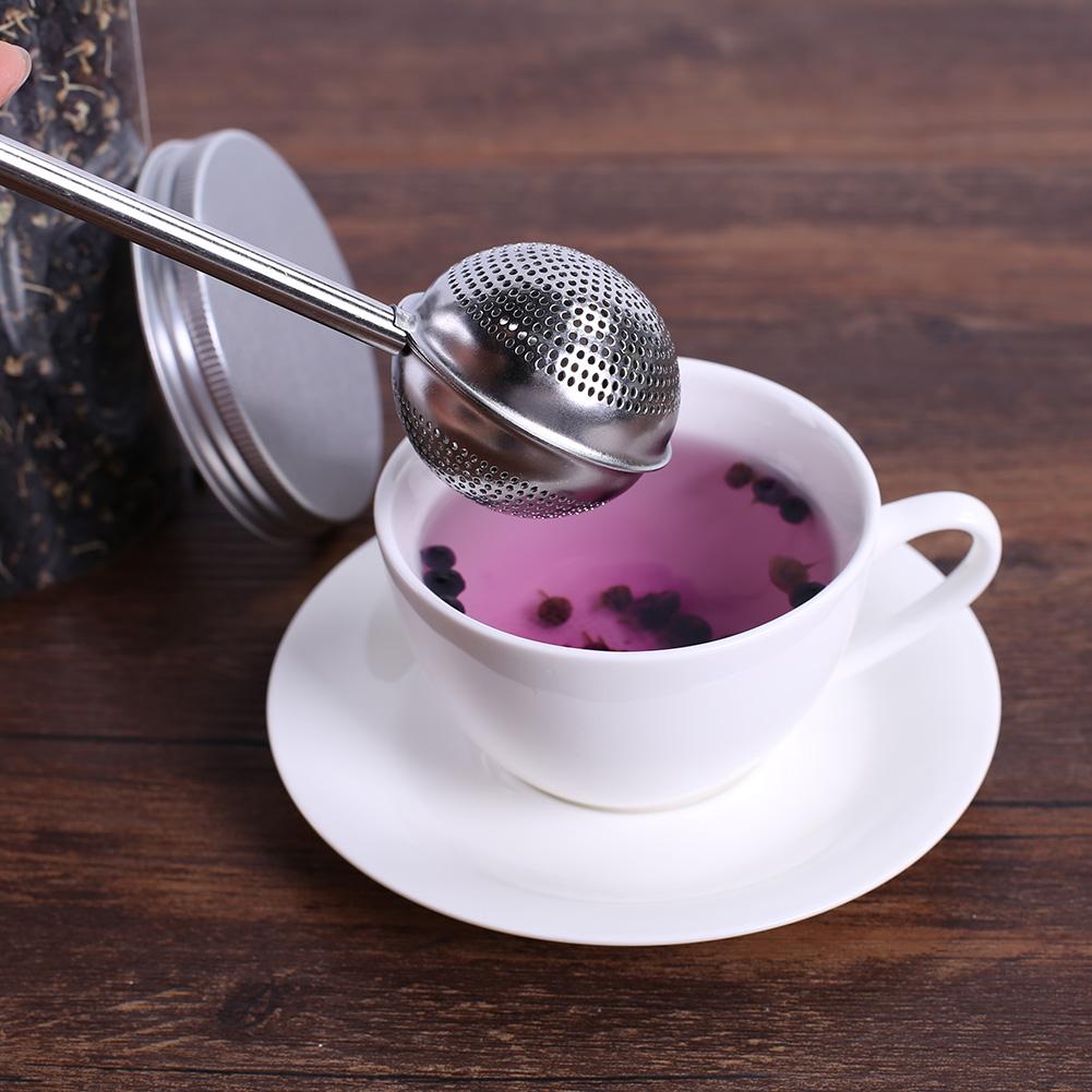 2- stil tekande te-si i 2 stilarter, kugleformet mesh te-infusionsfilter, genanvendeligt metal tepose, krydderi-te-værktøj, tilbehør