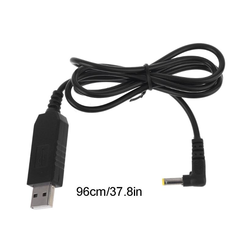 Universal USB 5V to 12V 4.0x1.7mm Power Supply Converter Cable for Echo Dot 3rd Bluetooth Speaker Router LED Strip Light