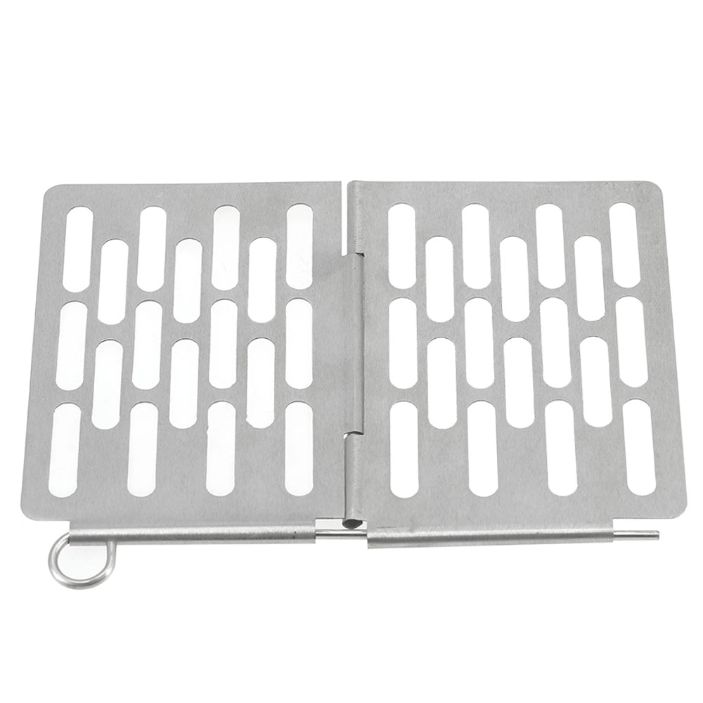 Mini rostfritt stål fällbar grillkorg bärbar grillkorg galler galler picknick grill camping spis tillbehör