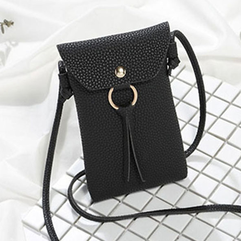 Femmes en cuir PU petit bandoulière sacs à main pour filles sac de messager Mini téléphone sacs dames sac à main sac à main