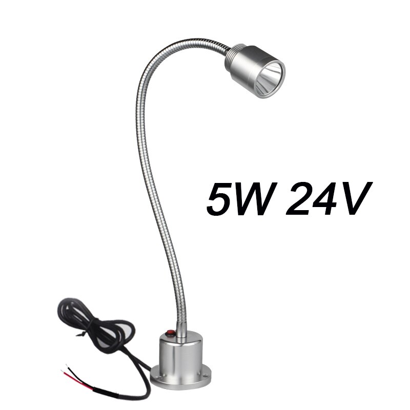 LED Remote Spotlight Machine Light 3W 5W 500mm Universal Hose Long Range High Spotlight 24V 220V Industrial Machine Goose Lamp: 5W 24V 500mm