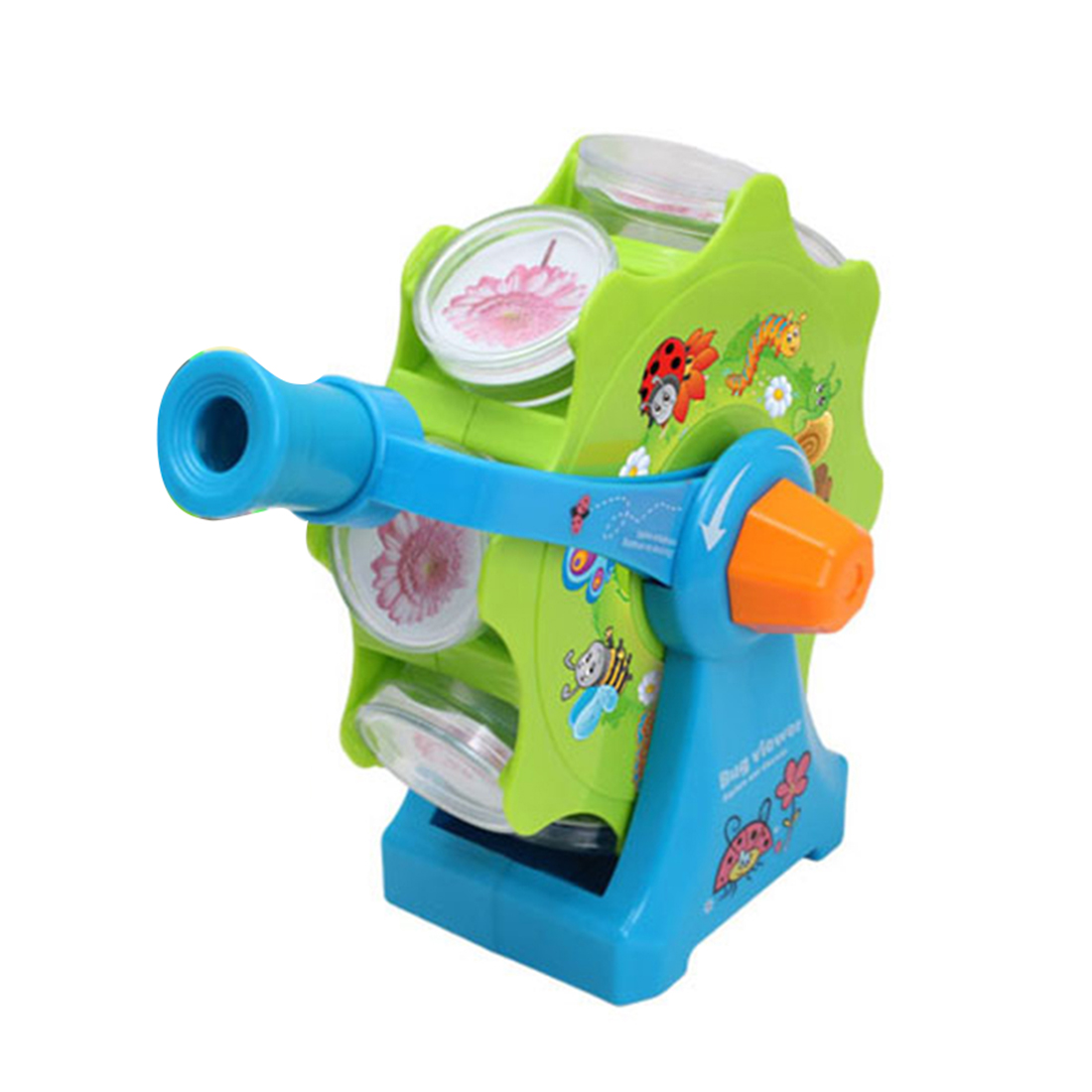 Kids Ferris Wheel Insect Viewer Microscope Bug Observer Biology Science Kits Learning Toys - Random Color
