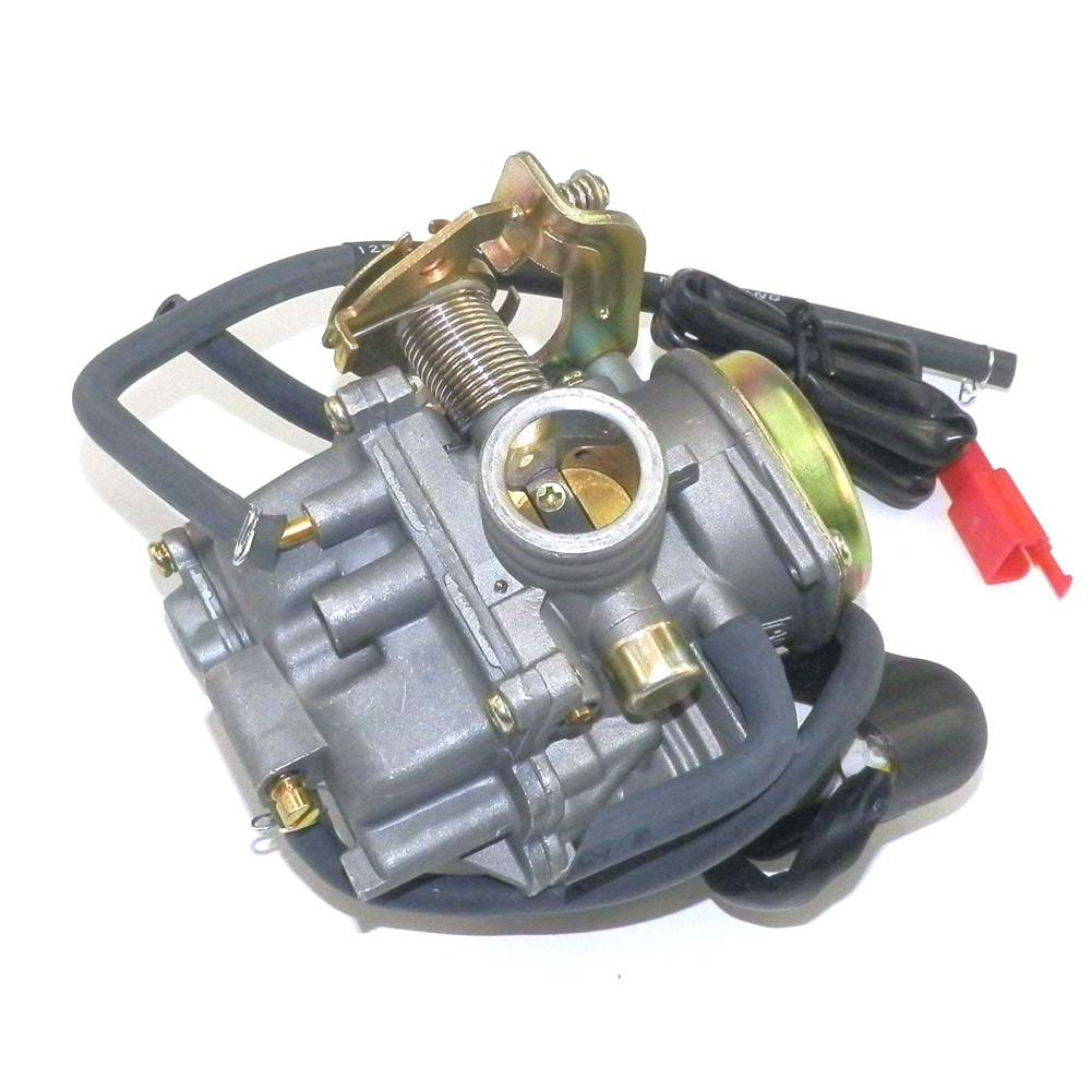 Carburateur GY6 50 CC 49 CC avec starter électrique pour scooter 4 temps 139QMA 139QMA 139QMB Taotao PD18J Carb avec kit de filtre à air collecteur d'admission
