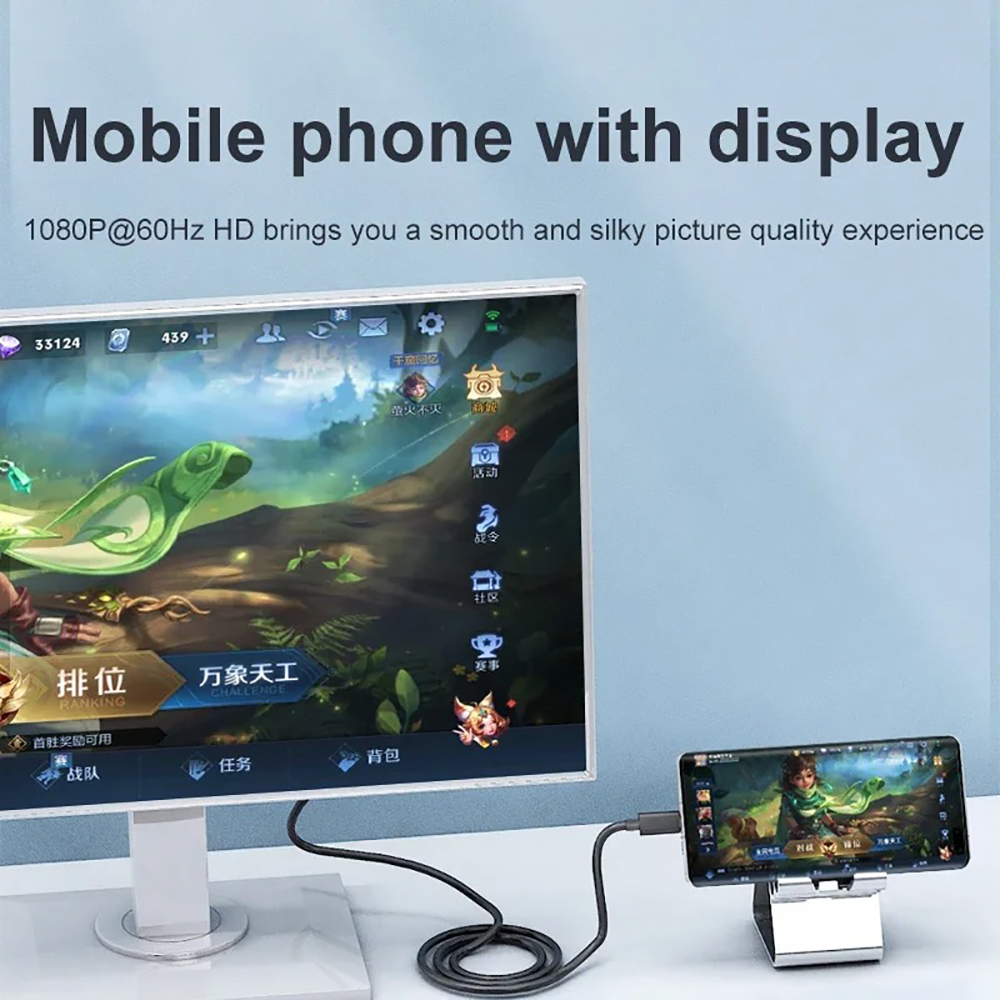 Full 1080p usb c till dvi-kabel typ-c dvi 24+1 24+5 omvandlare adapter för pc bärbar dator surfplatta telefon till tv skärm projektorskärm