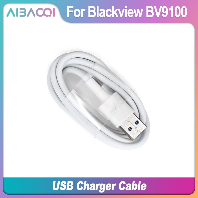 USB originale Adattatore del Caricatore UE di Corsa Della Spina di Potere di Commutazione di Alimentazione + Usb Cavo Dati Cavo di Linea per Blackview BV9100 Del Telefono