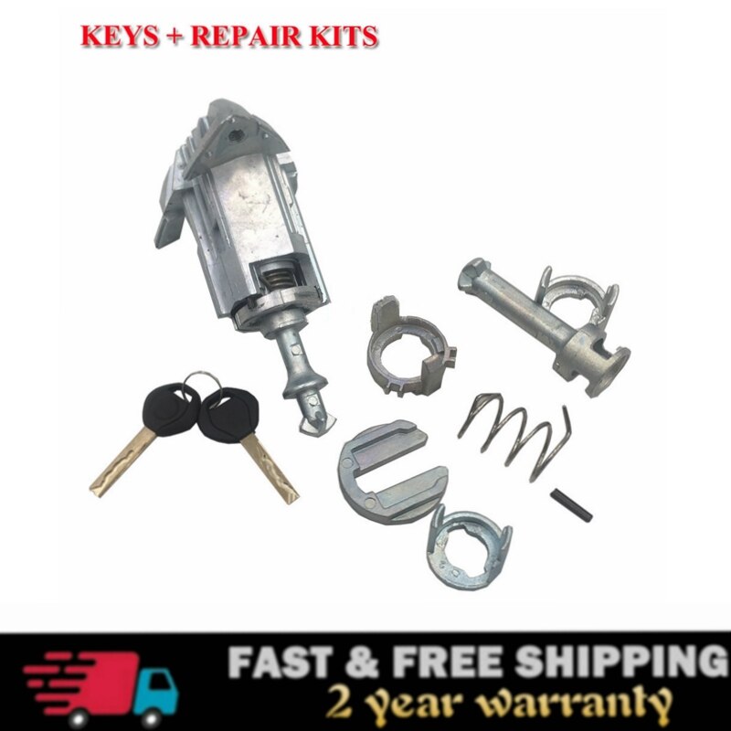 1 sæt til bmw  x5 e53 x3 e83 låsecylinder reparationssæt foran venstre eller højre nøgler + reparationssæt 51217035421 7035421