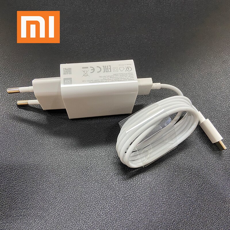 Xiaomi MI 9 caricabatterie rapido QC3.0 18W adattatore di ricarica rapida tipo C per Mi 9 SE 10 11 9T LITE 10S Redmi Note 7 8 9 10 10X K40 K30 Pro