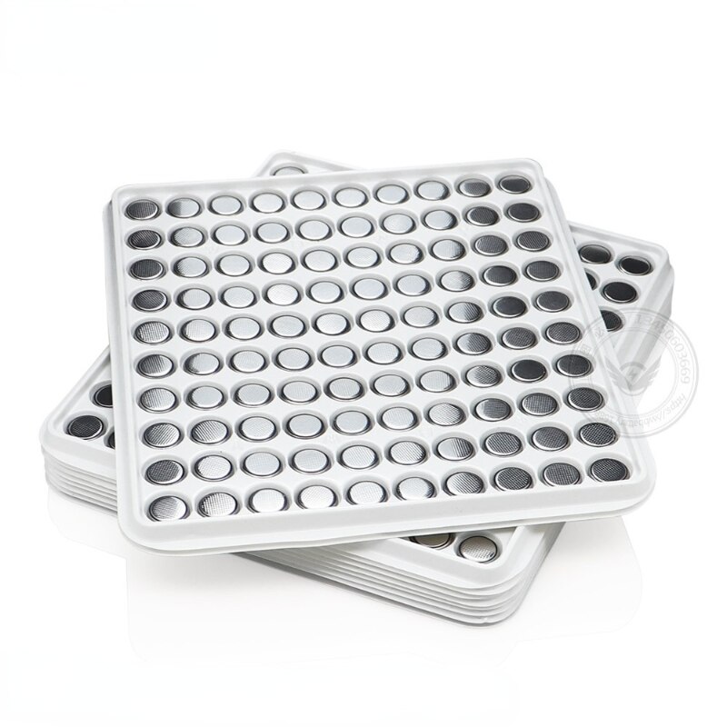 100 PCS CR1220 3V Environmental Protection Button Cell Toy Luminous Clock Remote Control Lithium Manganese Battery.