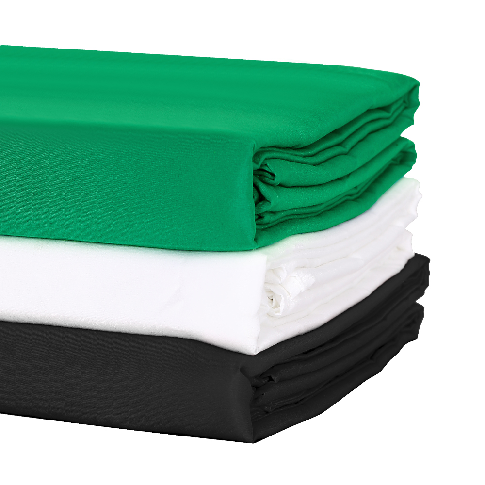 Sh Fotografie Achtergrond Doek Groen Screen Chromakey Achtergrond Glad Mousseline Katoenen Doek Voor Foto Studio Video
