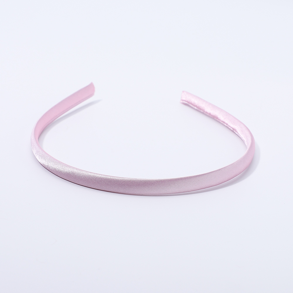 5/10pcs/lot Plain 10MM Satin Headband Girls Fabric Covered Resin Hairbands Plastic Headbands Kids Elastic Bands Hair Accessories: S / PURPLE