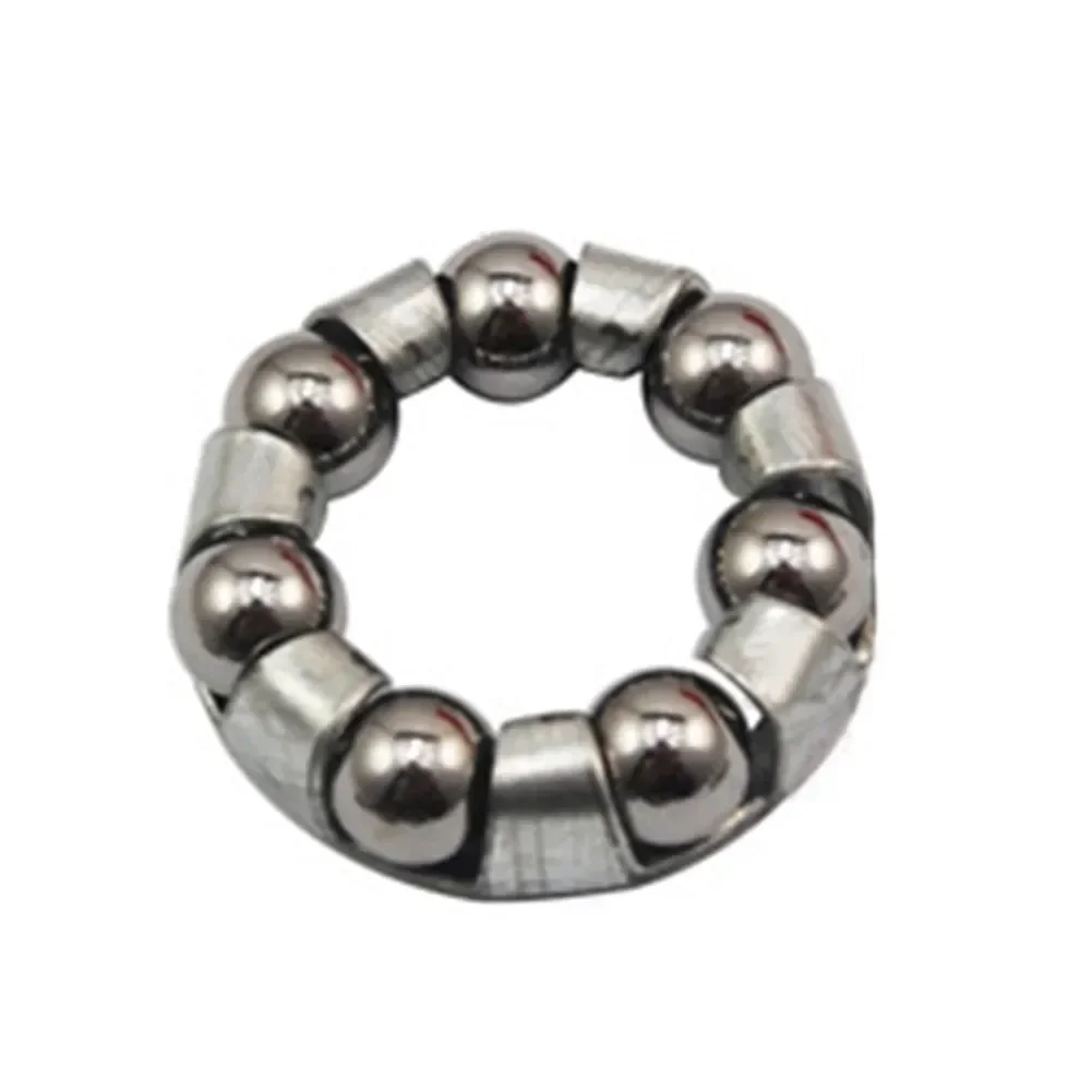 2 Stuks Fiets Volledige Set Wielnaaf Lagers 3/16in En 1/4in Voor Achter Stalen Lager Fiets reparatie Fietsen Accessoires Onderdelen: Zilver