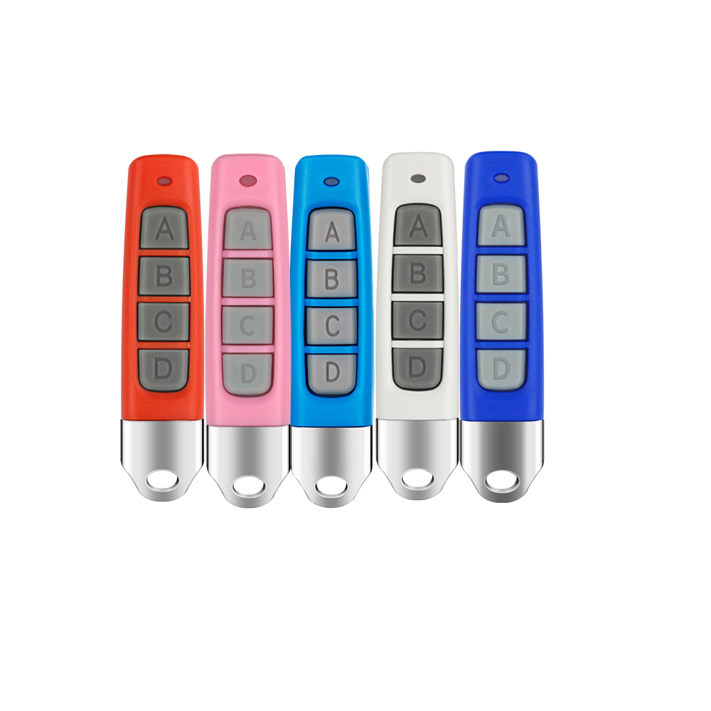 Universal 433MHz Electric Gate Remote Control Self-copying Garage command RF Wireless Duplicator Clone Code Learning code 433.92: Brown