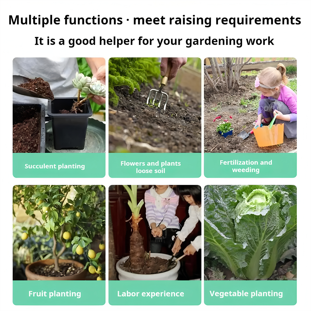 5 uds, pala de jardín, paleta de mano, rastrillo, cultivador, herramientas para desmalezar, herramienta para bonsái, equipo para exteriores, herramienta de jardín, pala, herramientas manuales para plantar