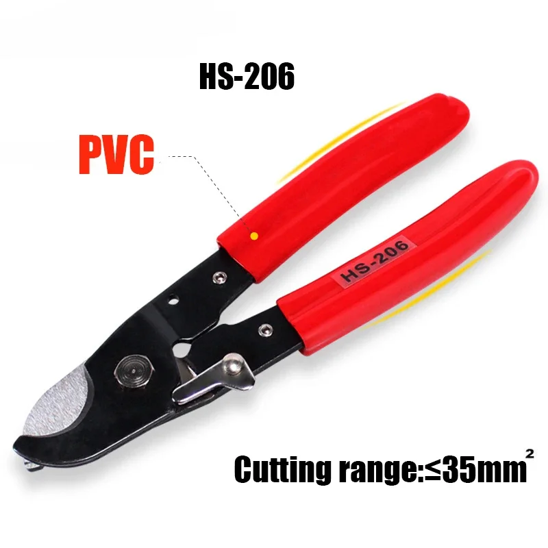 Cable Cutter Heavy Duty Aluminum Copper Ratchet Wire Cutter up to 400mm² HS-520A: Light Blue