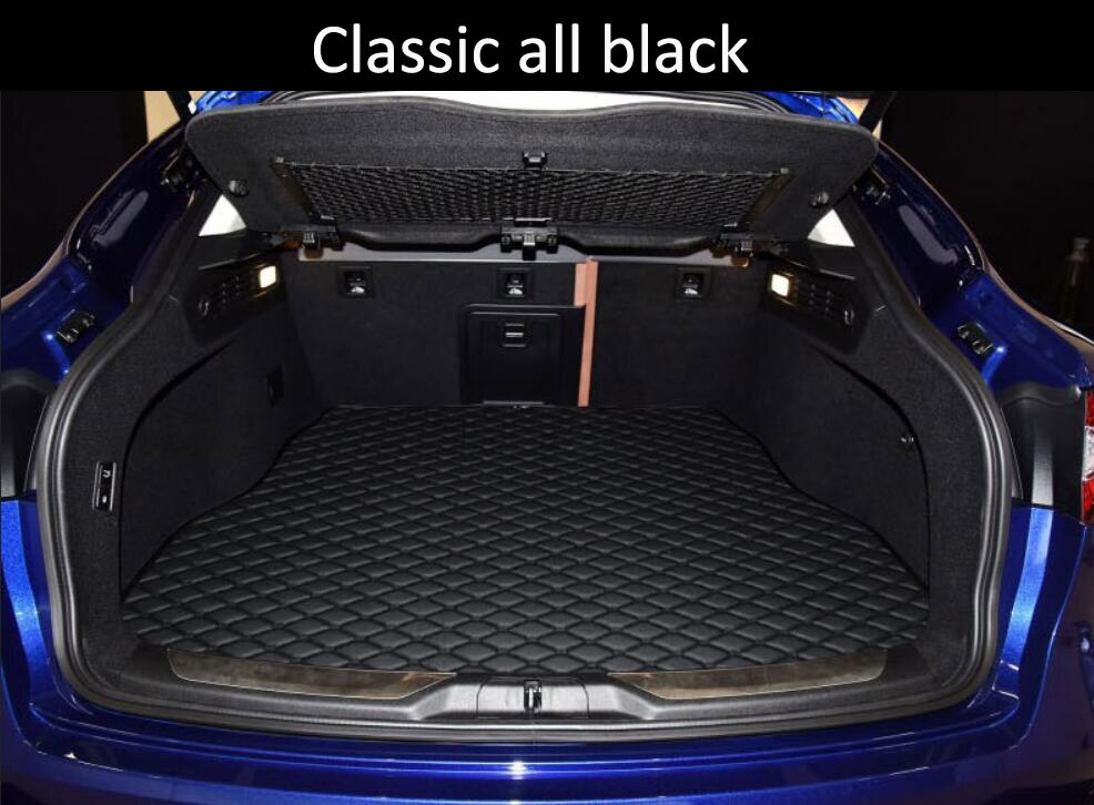 Custom fit car Trunk mats for Lexus NX 200 200T 300h NT200 NX200T NX300H F Sport RX waterproof leather carpet rugs: all Black