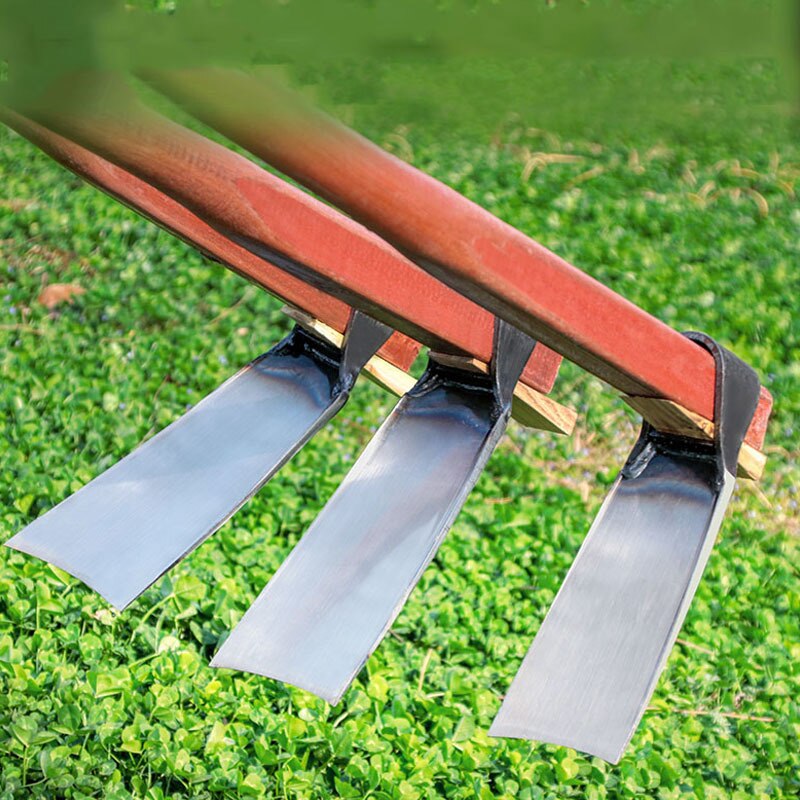 Household Farm Hoe Head Digging Old-fashioned Forging Rail Steel Durable Weeding Land Reclamation And Earth Excavation Tools
