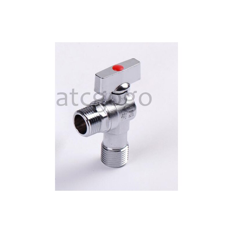 Ball core full open large flow angle valve