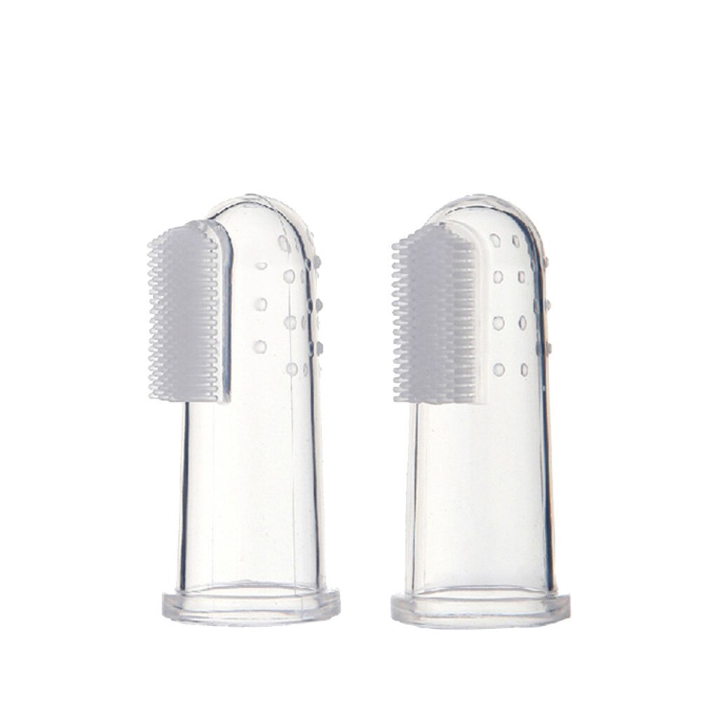 Brosse à dents en Silicone souple et transparent pour bébé, 20 pièces: Default Title