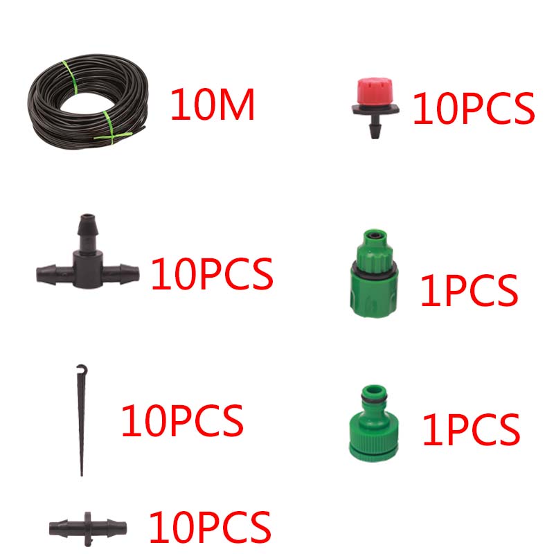10 mt/25 mt/30 mt Automatische Bewässerung Gerät Intelligente Drip Garten Bewässerung System Bewässerung Tropf Bewässerung Set brunnen Sprinkler: 10M