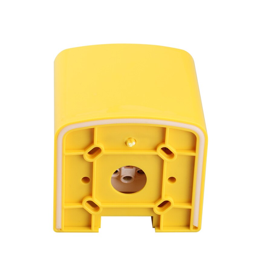 Weatherproof Electrical Outlet Box Cover, 1-Gang Outdoor Outlet Rainproof Cover, Wall Socket Switch Protective Cover, Yellow