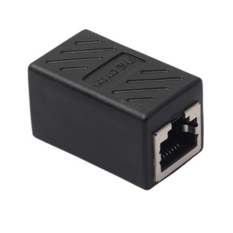 Vrouwelijke aan Vrouwelijke Netwerk LAN Connector Adapter Coupler Extender RJ45 Ethernet Kabel Uitbreiding Converter