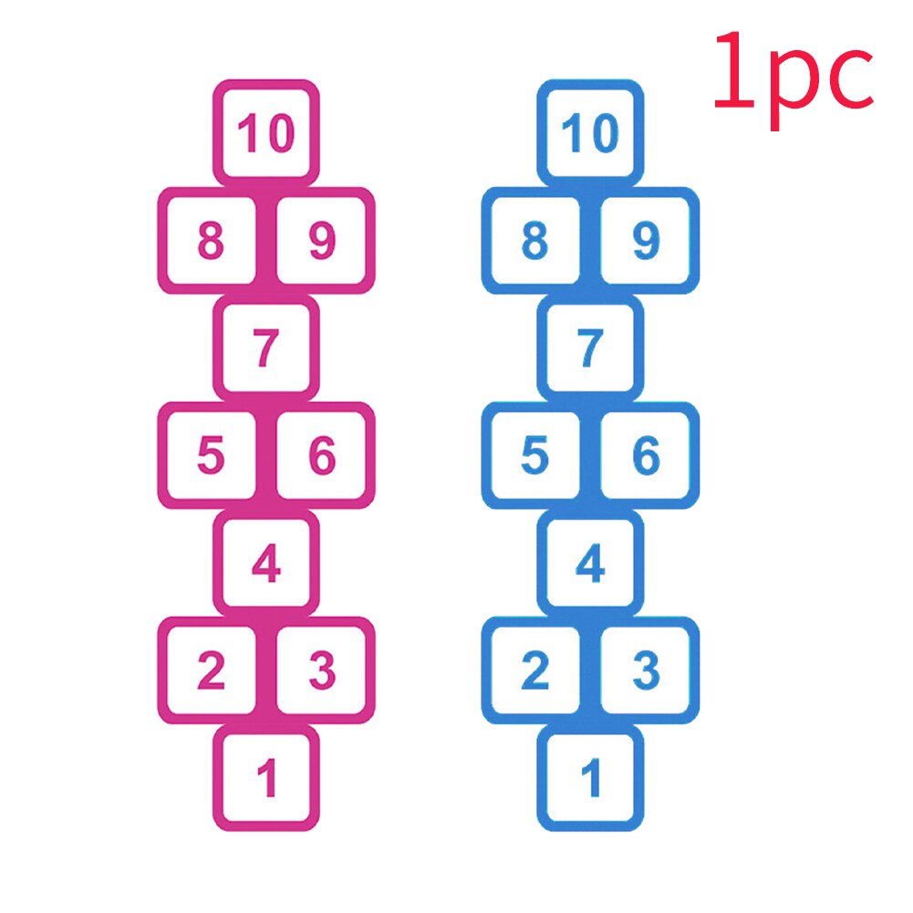 Oilproof Hopscotch Floor Sticker Bedroom PVC Nursery Children Art Mural Family Game Kids Room Childhood Memories Home Decoration