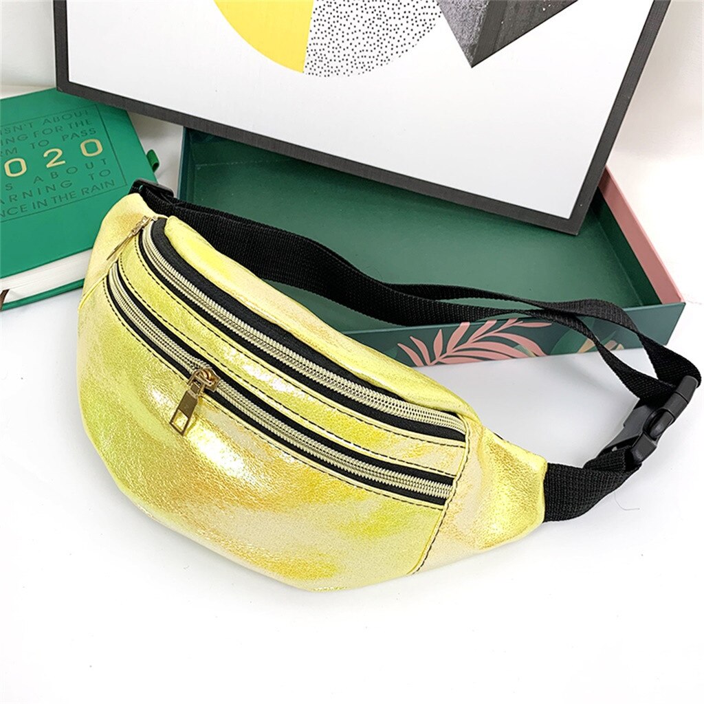 Marsupio da donna marsupio in pelle moda marsupio borsa a tracolla: YELLOW