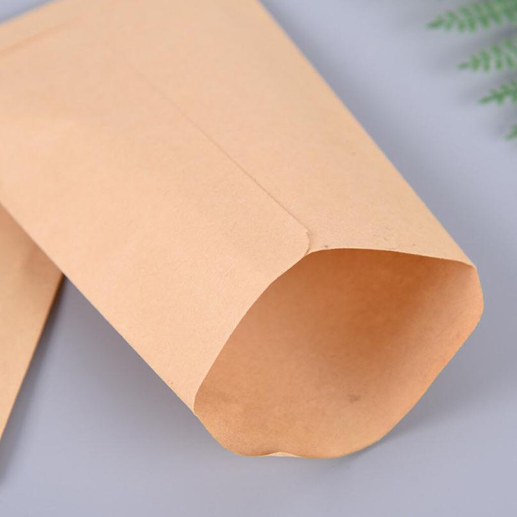 Neue 100 Pack Kraft Kleine Münze Umschläge Selbst-Adhesive Kraft Samen Umschläge Mini Nachricht Karte Brief Stationäre Lagerung Papier