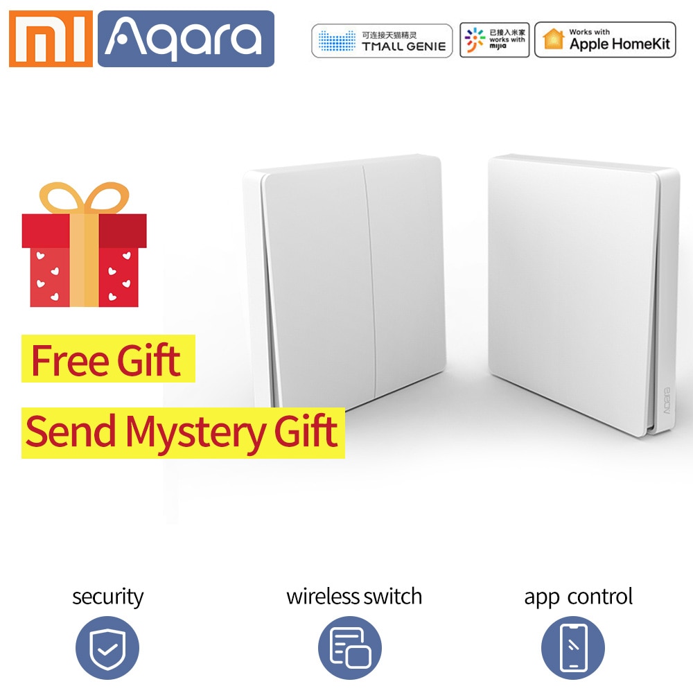 Aqara Xiaomi Smart wireless Switch wifi wireless doorbell zigbee sensor smart home kits work Mi home mijia app