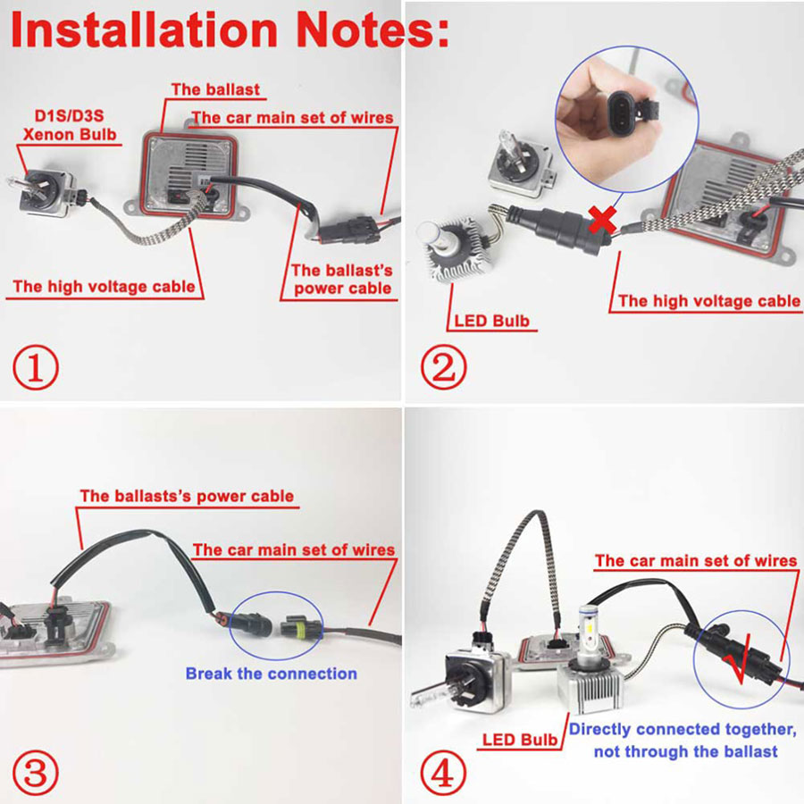 TXVSO8 H7 D1S H4 Led Car Headlight Bulbs Kit COB Chips 6000K 55W bombillas D3s Auto H8 H11 Led HB3 Fog Lamp Bulb 12V lampadas