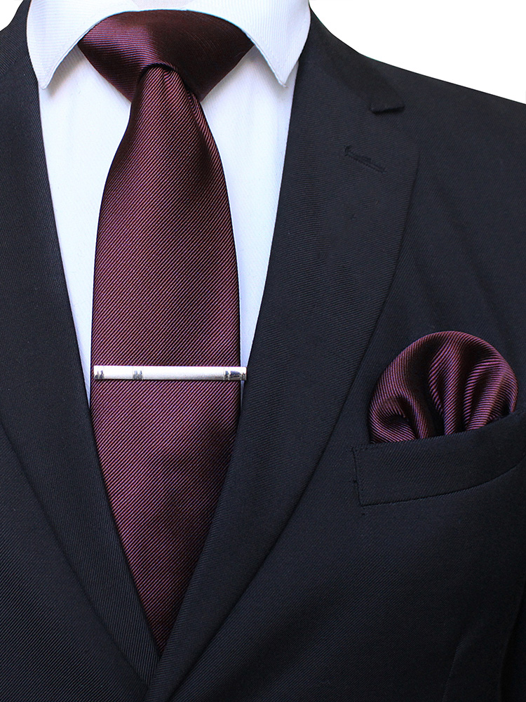 EASTEPIC Cravatte classiche in twill grigio da uomo da 8 cm in abiti da lavoro Set di cravatte con clip Fazzoletto Accessorio da uomo Festa di nozze: Turchese