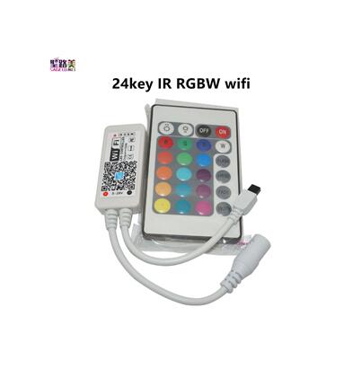 Magic Home DC5V 12V 24V Bluetooth Draadloze Wifi Controller, rgb/Rgbw Ir Rf Led Controller Voor 5050 WS2811 WS2812B Pixel Led Strip: 24key IR RGBW wifi