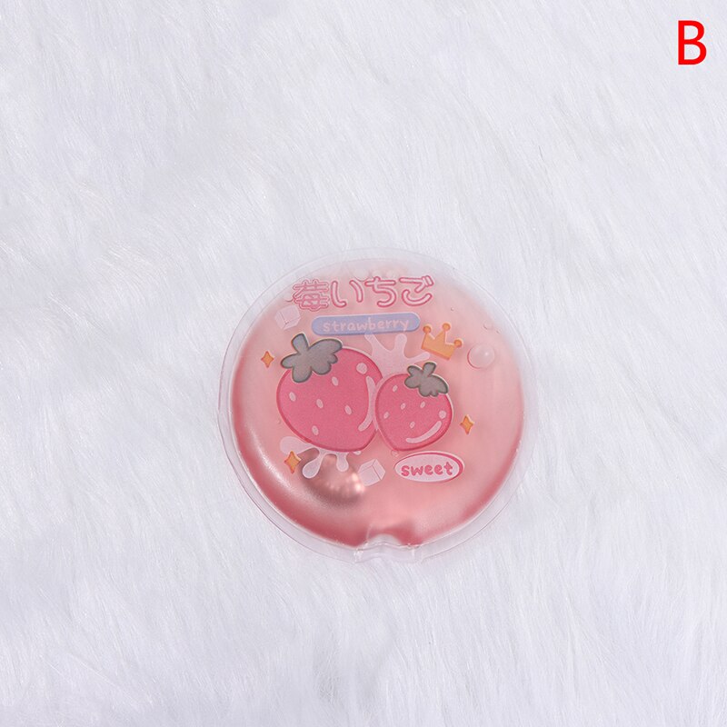 1PC Mini Winter Reusable Gel Hand Warmer Cute Funny Word Print Instant Heating Pack Warmer: B