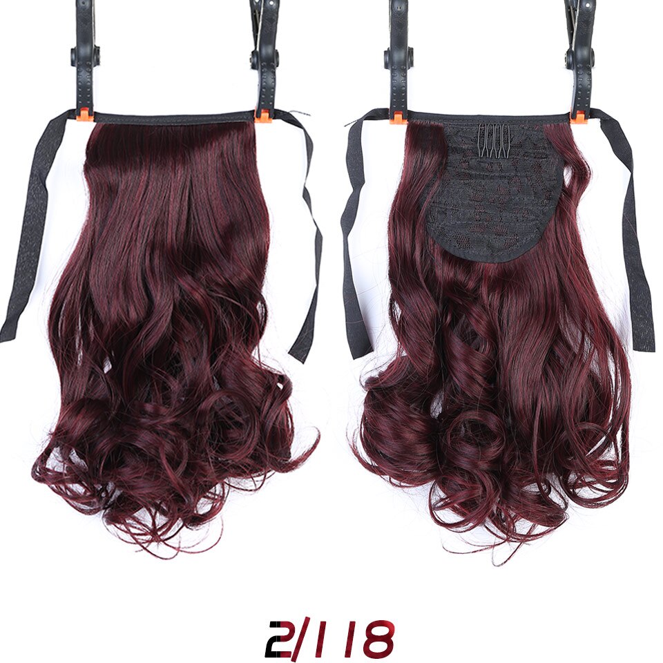 LUPU-coleta de pelo corto rizado para mujer, extensión de cabello con cordón, postizo sintético resistente al calor, tocados: 2I99