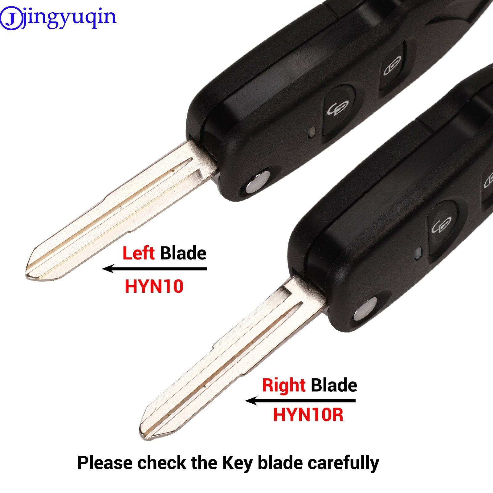 Jingyuqin-carcasa modificada 2b para llave, cubierta para Hyundai Elantra Santa Fe Eagle Terracan Atos trasjet, apta para Kia Carens