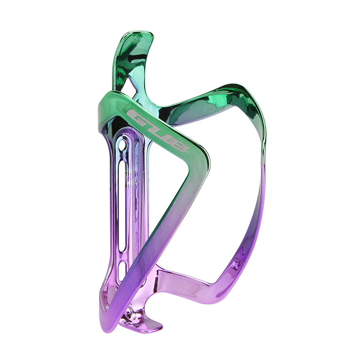 GUB-soporte para botella de agua de bicicleta, de aleación de Color Aluminio, botella para agua y bebidas: Green-purple
