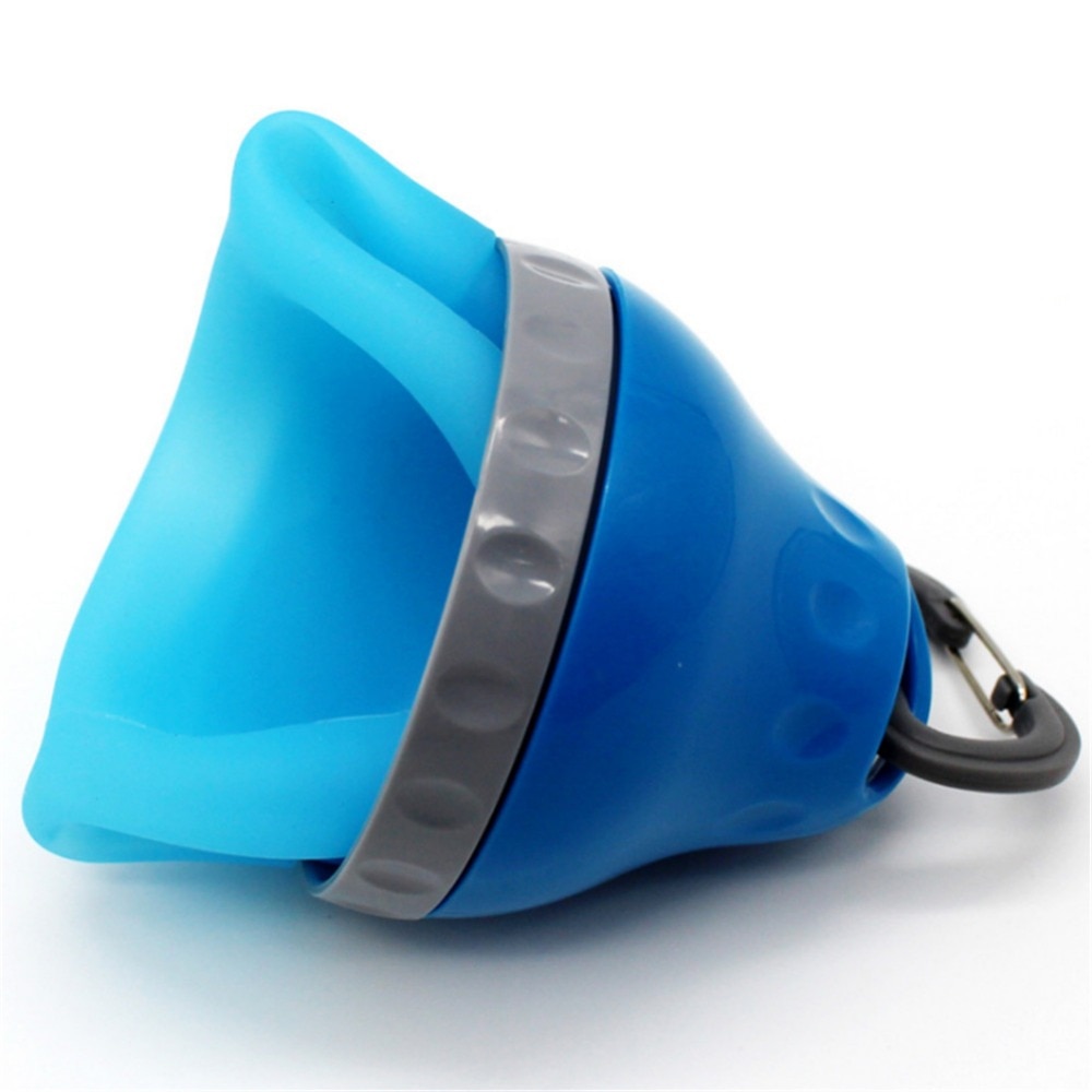 Bouteille d&#39;eau Portable de voyage pour chien, bol de gel de silice, distributeur d&#39;eau d&#39;extérieur pour animaux de compagnie, chiot chat, 200ML/400ML