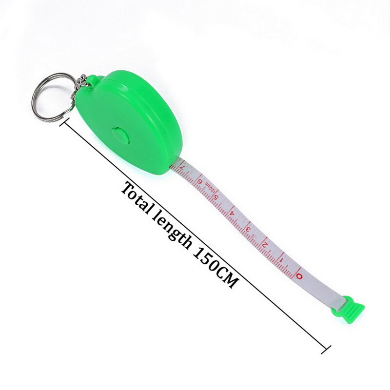 Cinta de medir retráctil para el cuerpo tela medición costura a medida botón 150cm/60 pulgadas retráctil: C