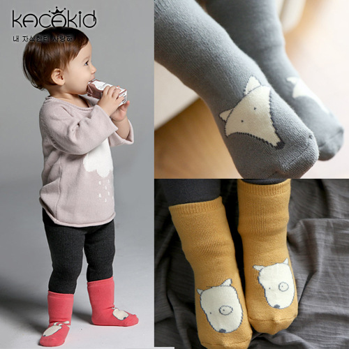 Calcetines de invierno cálidos para niños de kacakkid, calcetines de algodón cálidos con estampados de lindos animales para niños y niñas, calcetines para bebés, calcetines para niños Ka1097