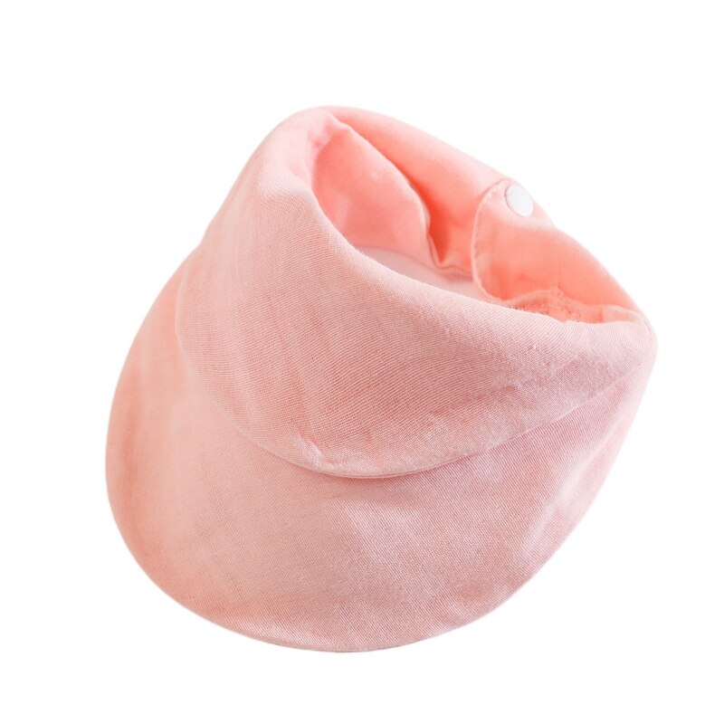 1Pc Baby Lätzchen Baumwolle Zubehör Muslimischen Blick Speichel Handtuch Dreieck Schal Fütterung Bandana Spucktuch Junge Mädchen Baby Waren: Rosa