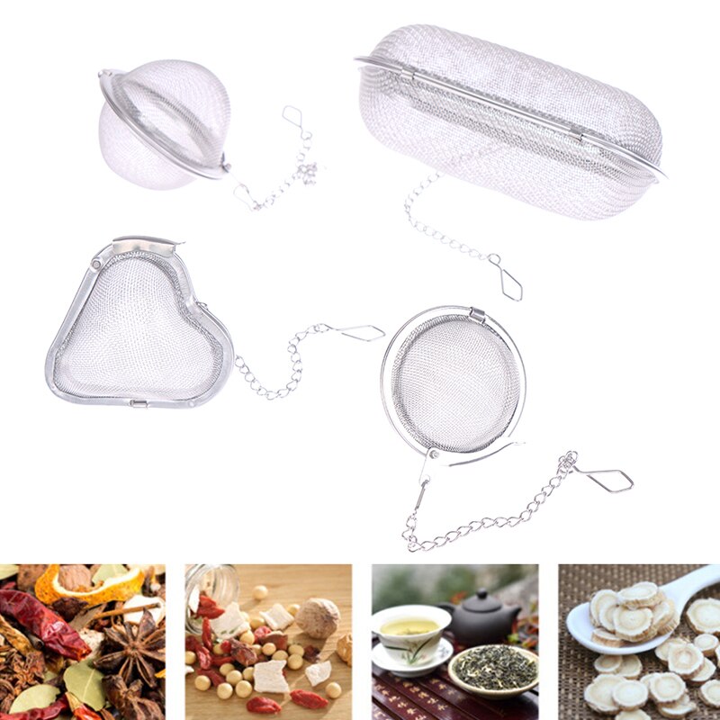 Metal Tea Infuser Herbal Novelty Stainless Steel Strainer Filter Cold Spice Cook
