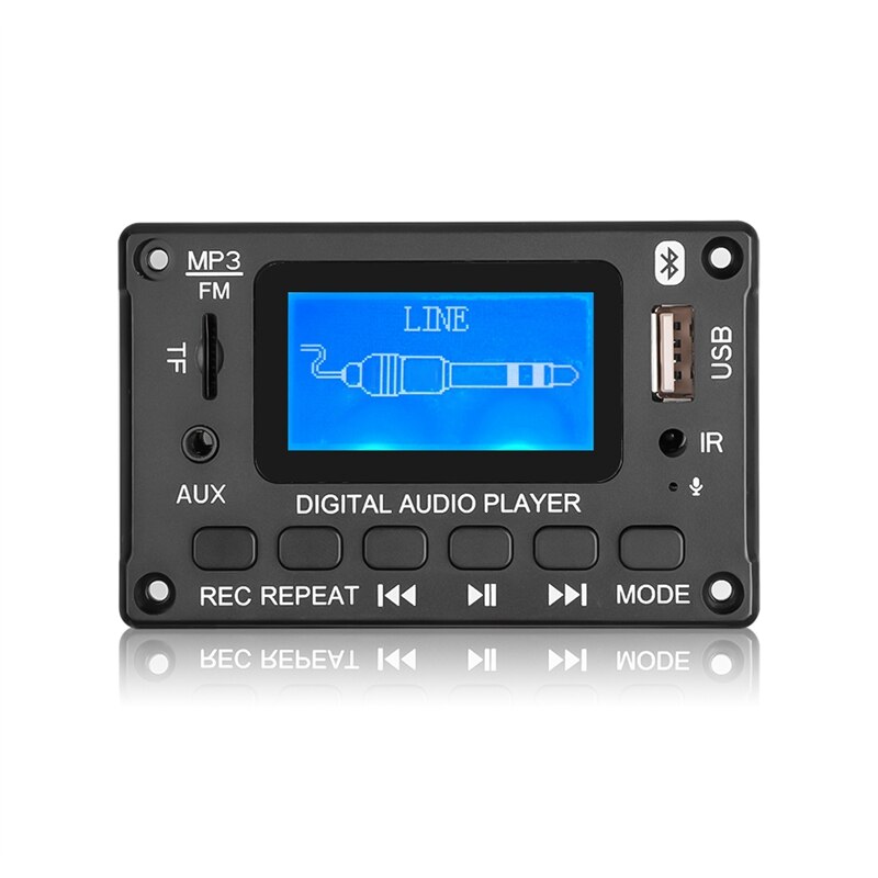 Carte décodeur MP3, lecteur MP3, Bluetooth 5.0, Module Audio, prise en charge WMA WAV TF USB, Radio FM, mains libres, DC5V 12V